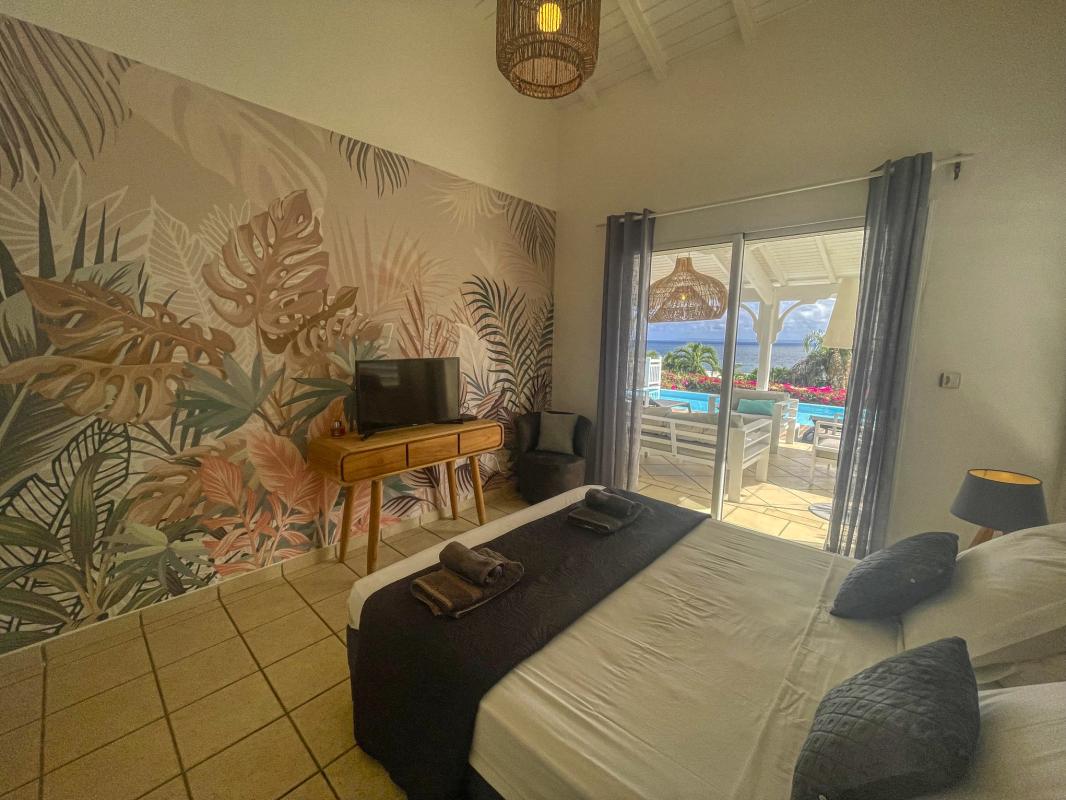 26.Location villa piscine vue mer Ste Anne Guadeloupe_Chambre 3
